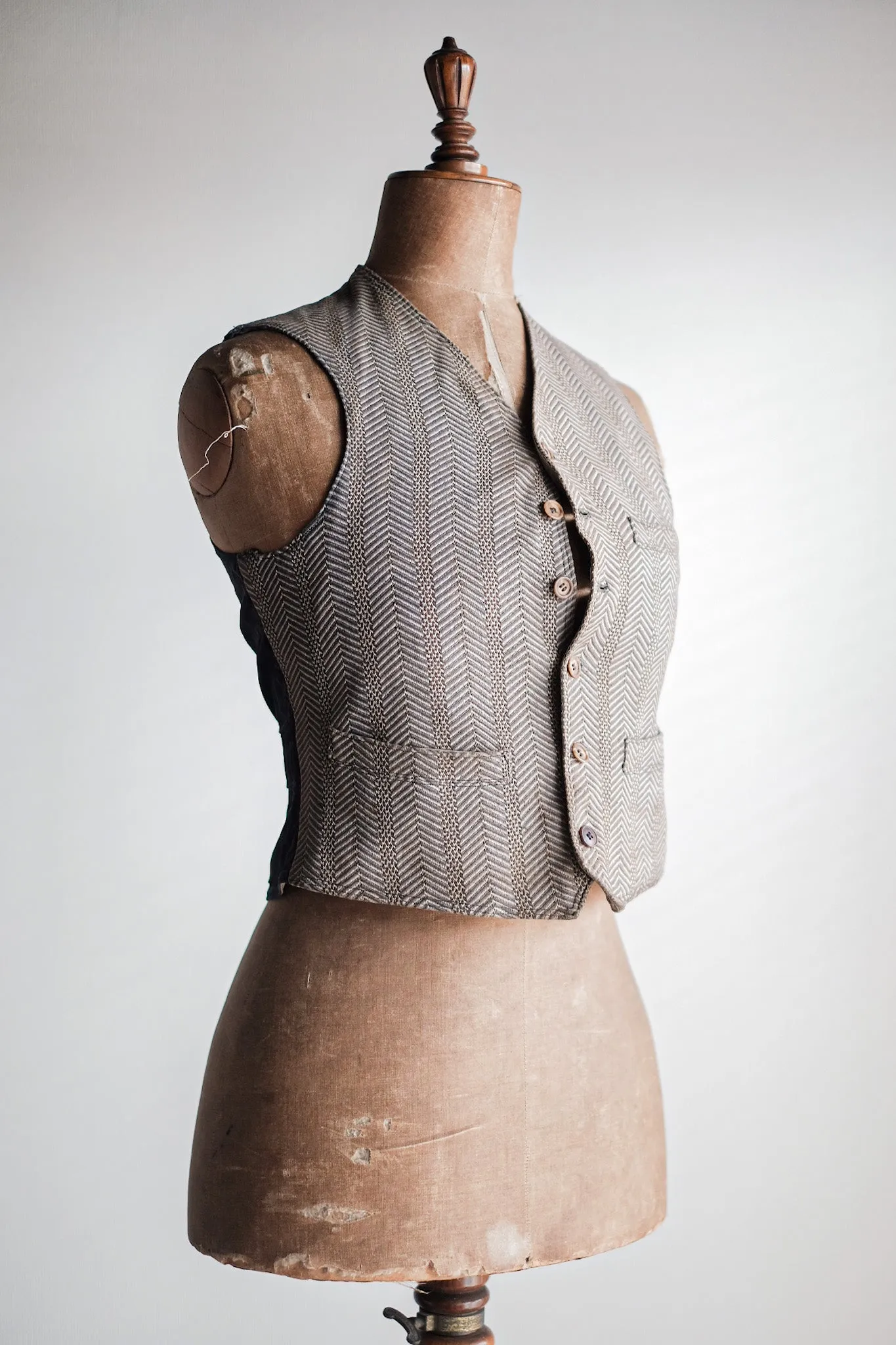 [~ 30's] vintage français hbt woolk gilet