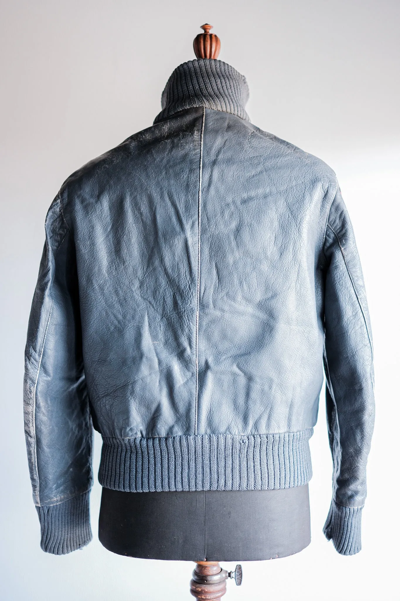 [~ 70's] West allemand Airce Pilot en cuir de la veste.