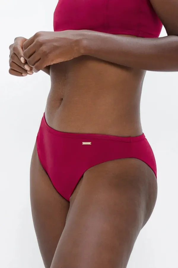 Bas de bikini Brisbane - Rouge Corail