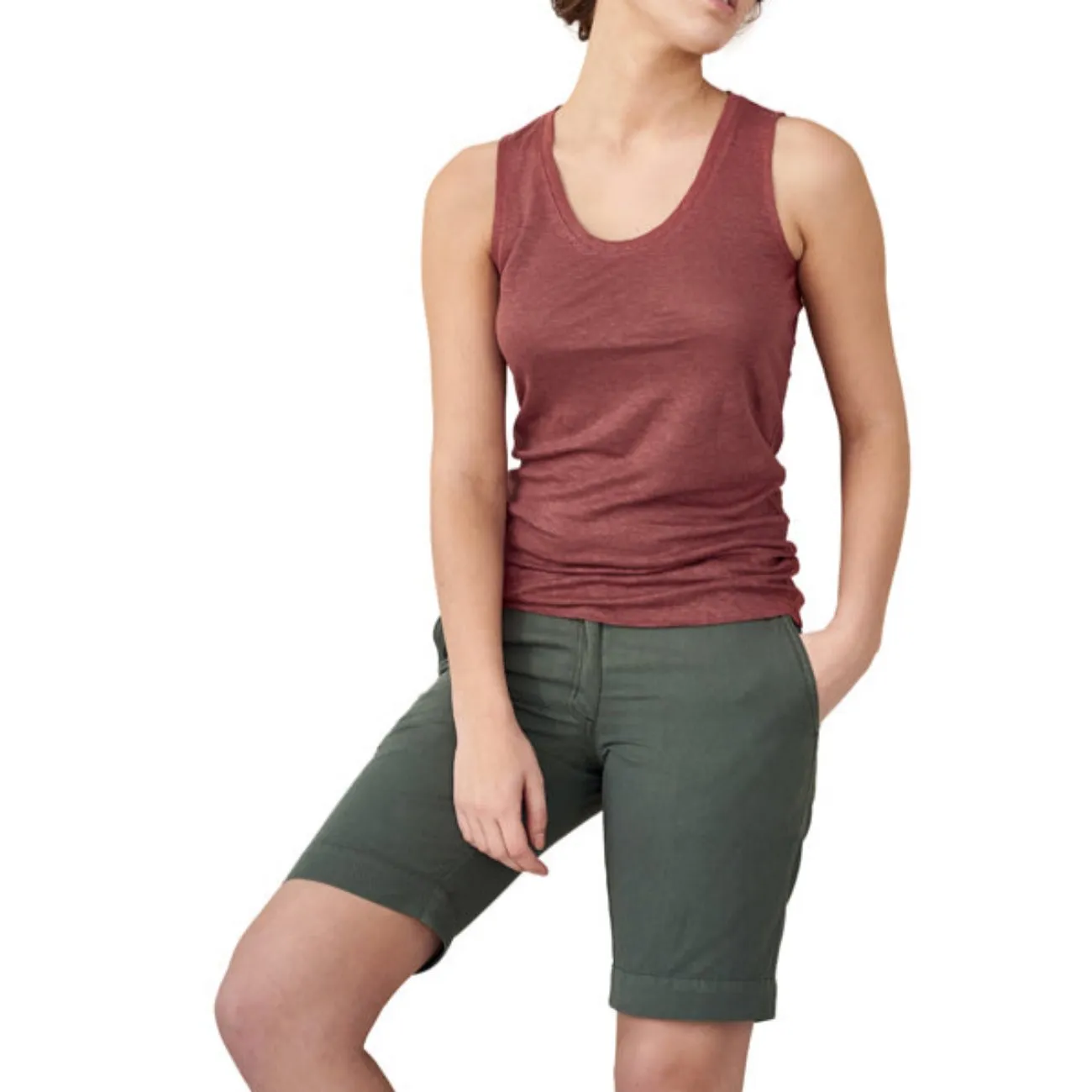 Bermuda EDDA en lin et coton bio - LIVING CRAFTS
