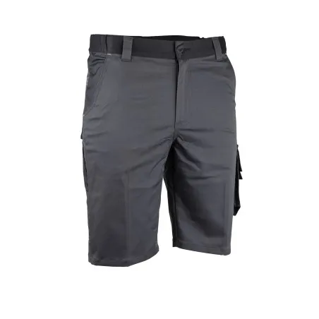 BERMUDA STRETCH DEDALE NOIR HOMME - LMA