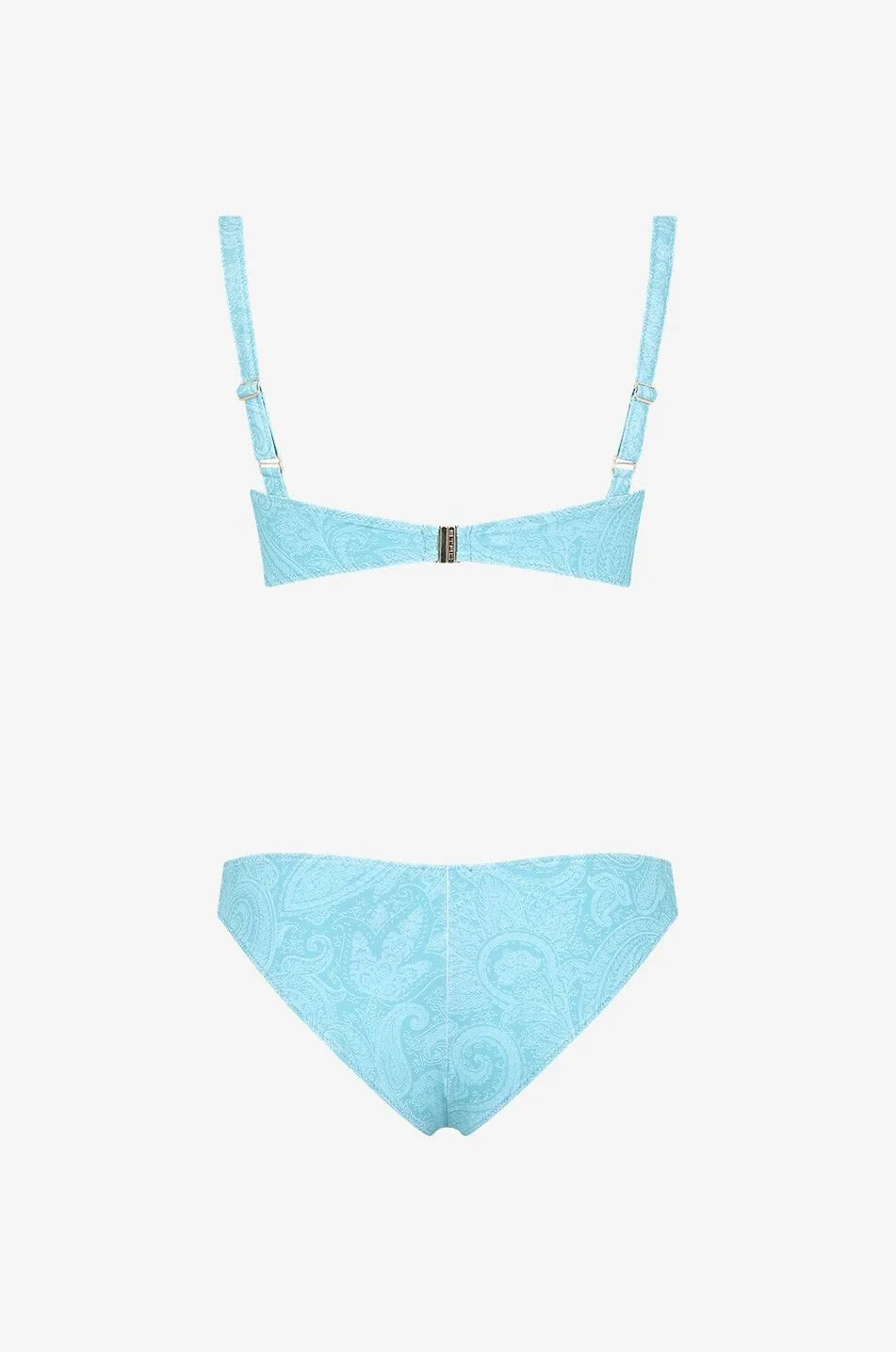 Bikini corbeille imprimé Paisley