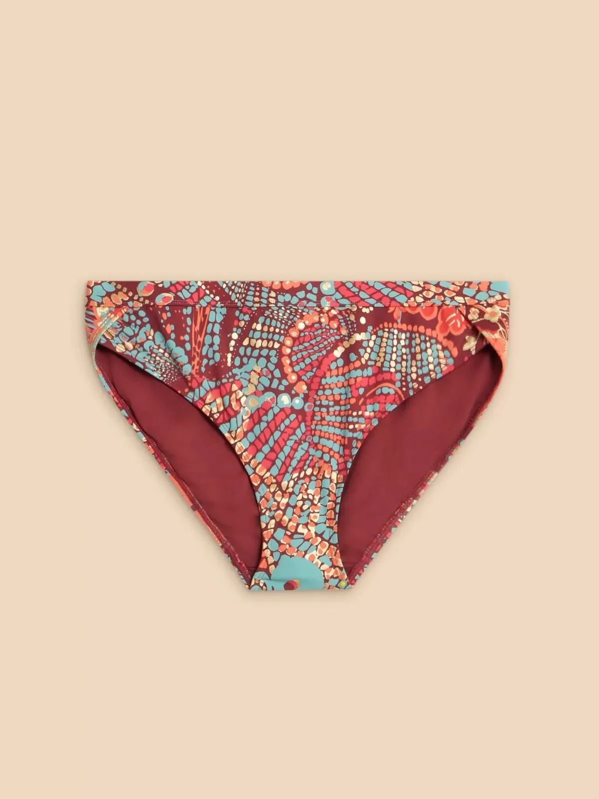 Bikini Unterteil Tabitha Red ⋆ Bella Green ⋆ Nachhaltige Mode