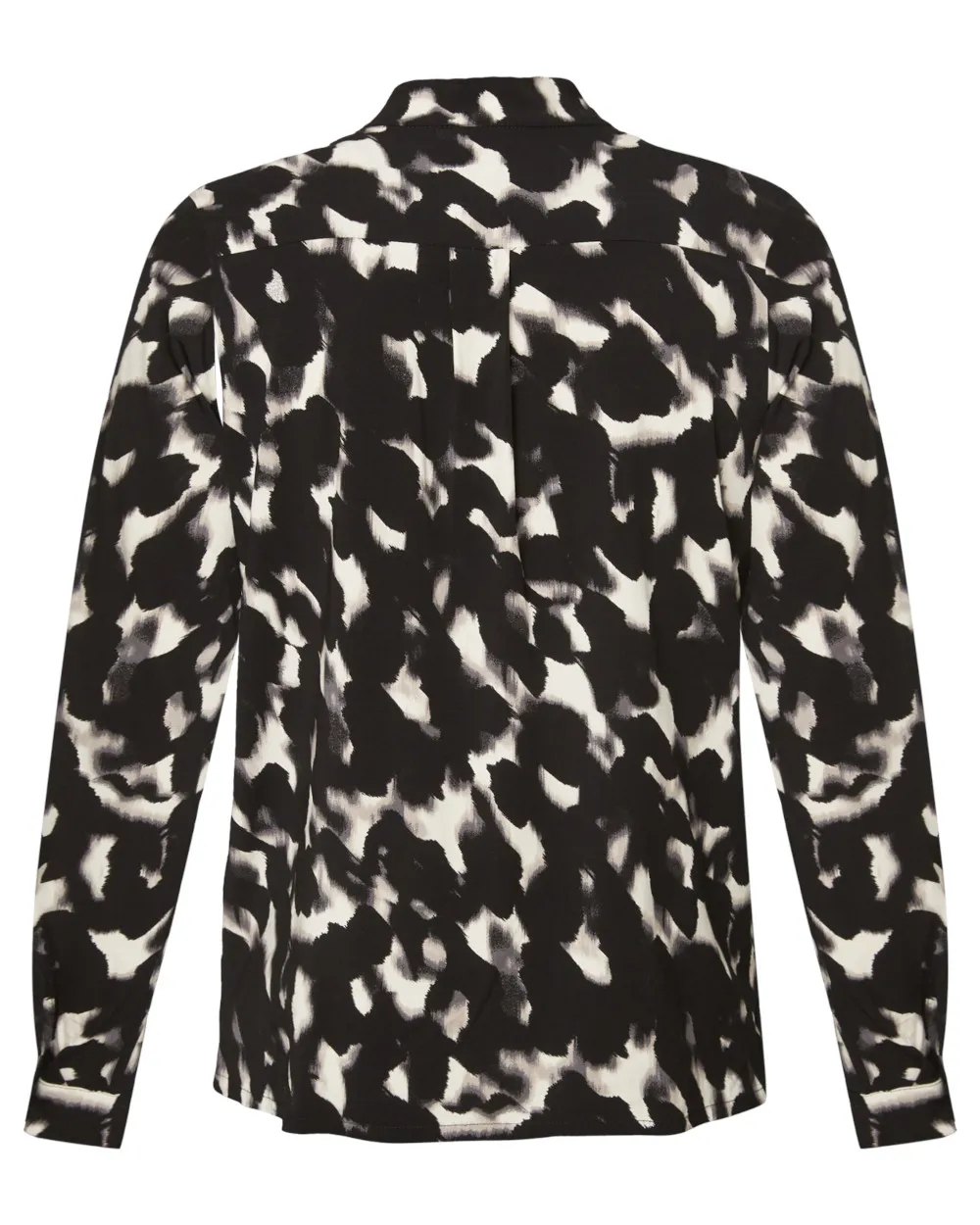 Blouse col boutonné montant