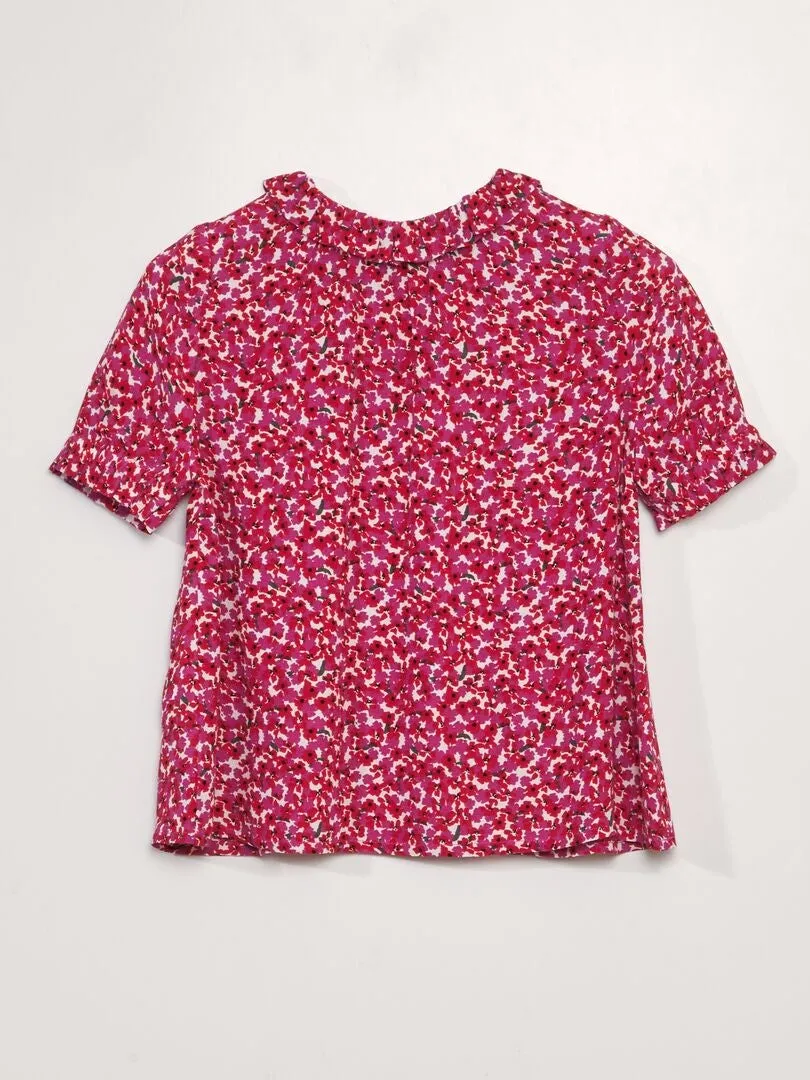 Blouse en viscose - So Easy - Fuchsia