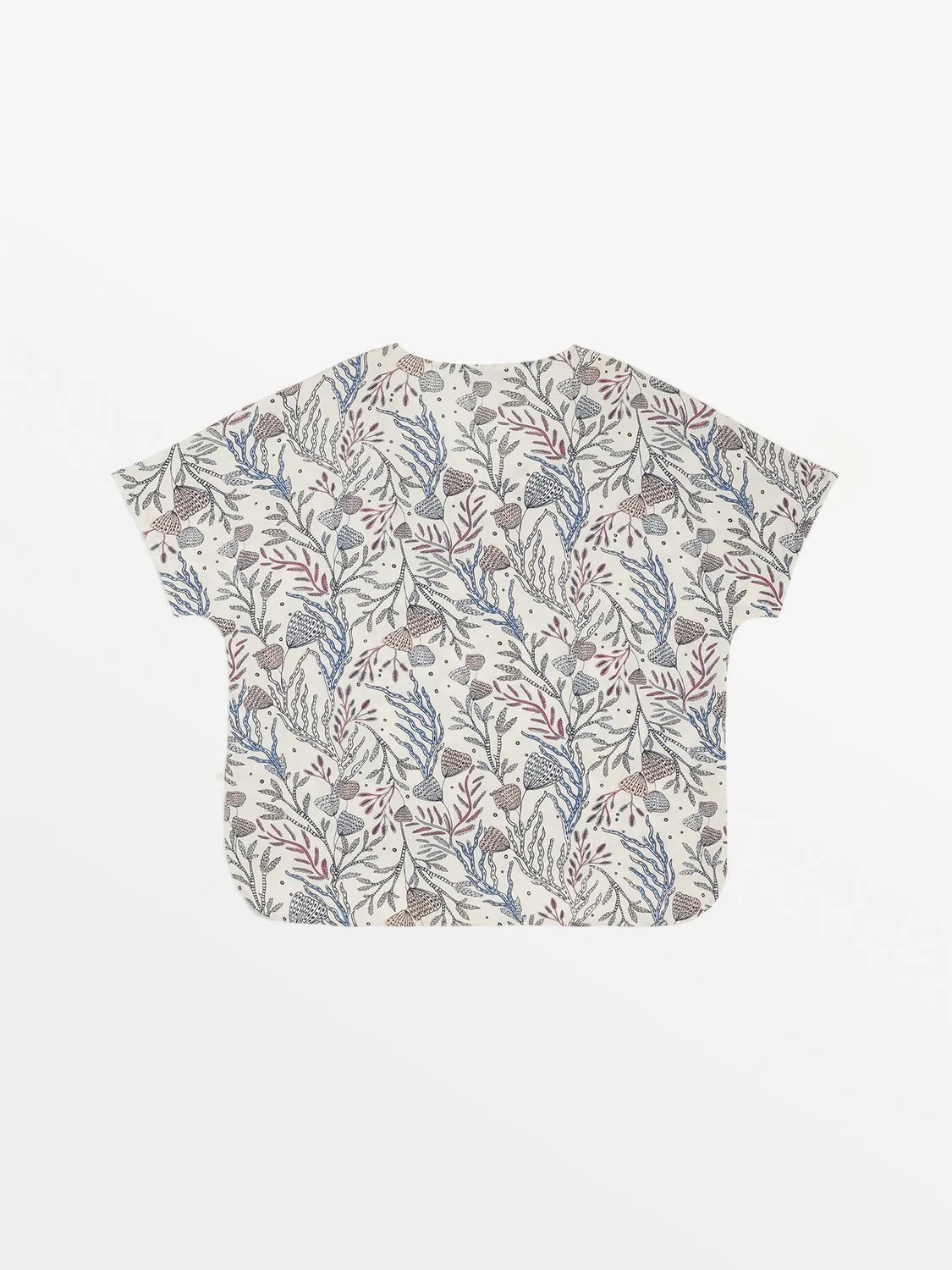 Blouse Femme A Motif Rose Pale tbs