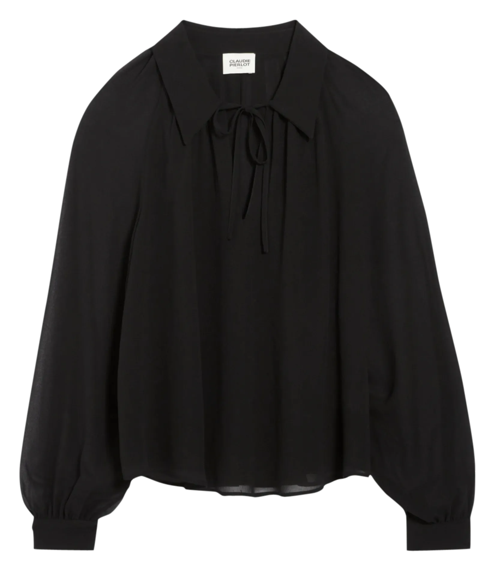 BLOUSE FLUIDE COL CLASSIQUE BESTY - CLAUDIE PIERLOT pour FEMME | Printemps