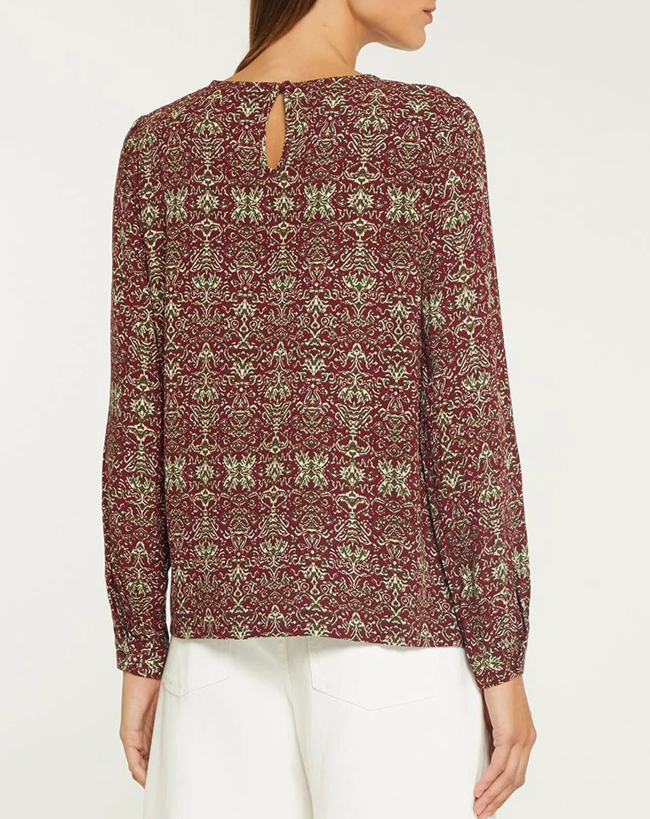 Blouse Leandra bordeaux