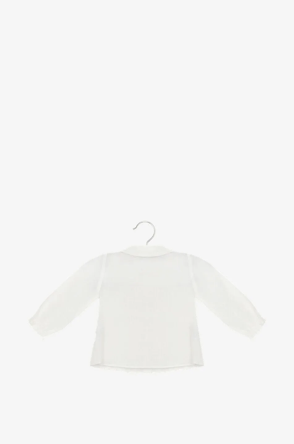 Blouse à manches longues en coton bébé