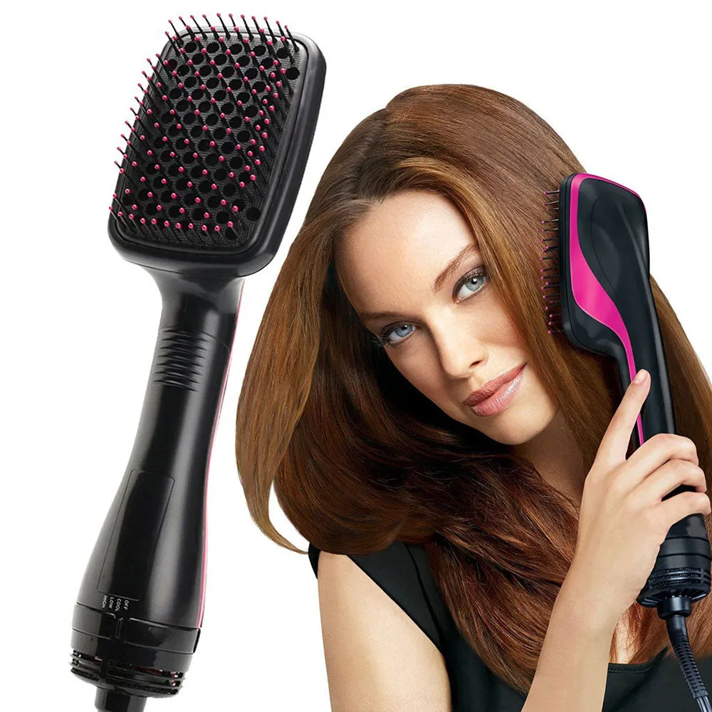 Brosse Sèche-cheveux Électrique, Peigne Professionnel Une Étape à Air Chaud - One-Step
