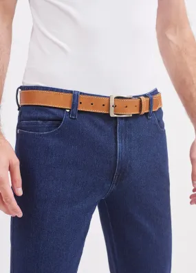 Ceinture Bordée - en cuir (WHISKY)