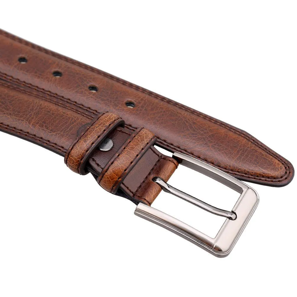 Ceinture de costume en cuir pour homme, modèle Karlo