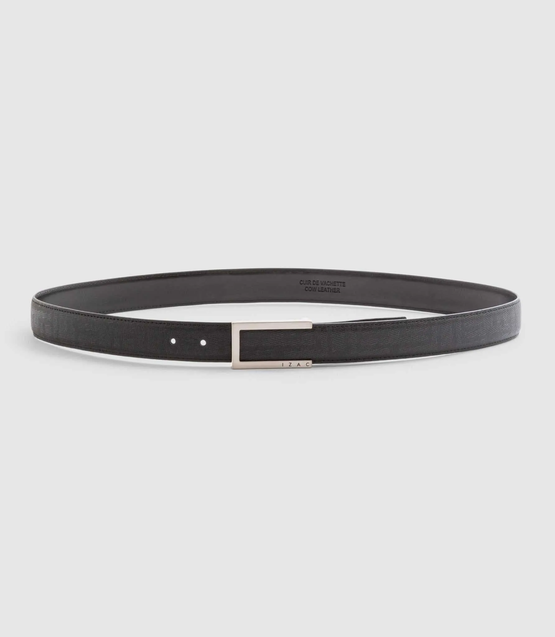 Ceinture réversible 35mm noire Xybul