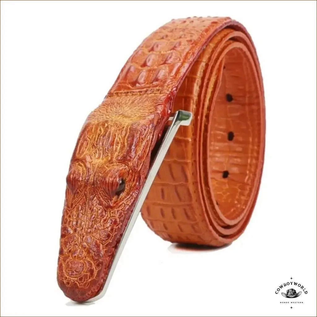 Ceinture Western Crocodile