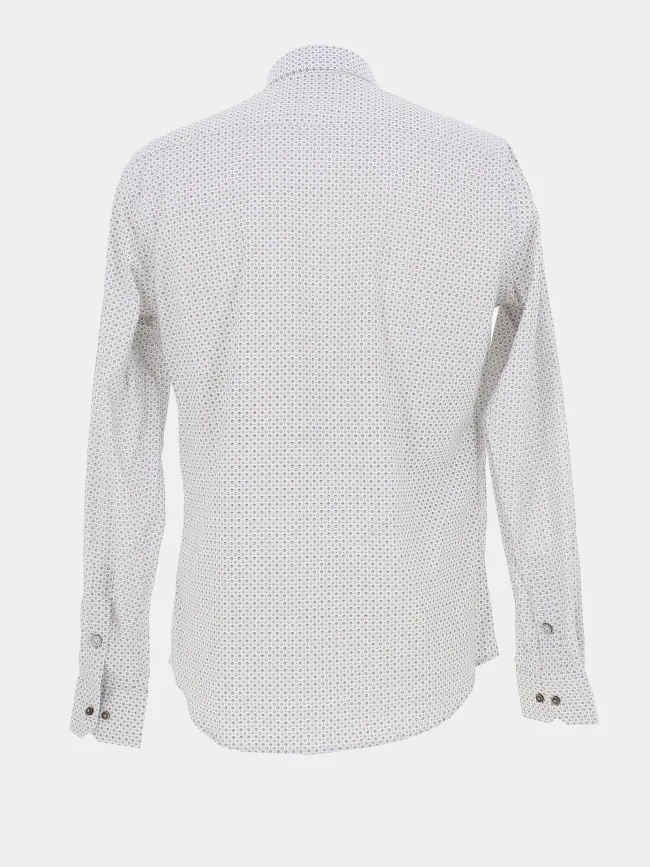 Chemise imprimée loup blanc homme - Benson & Cherry | wimod