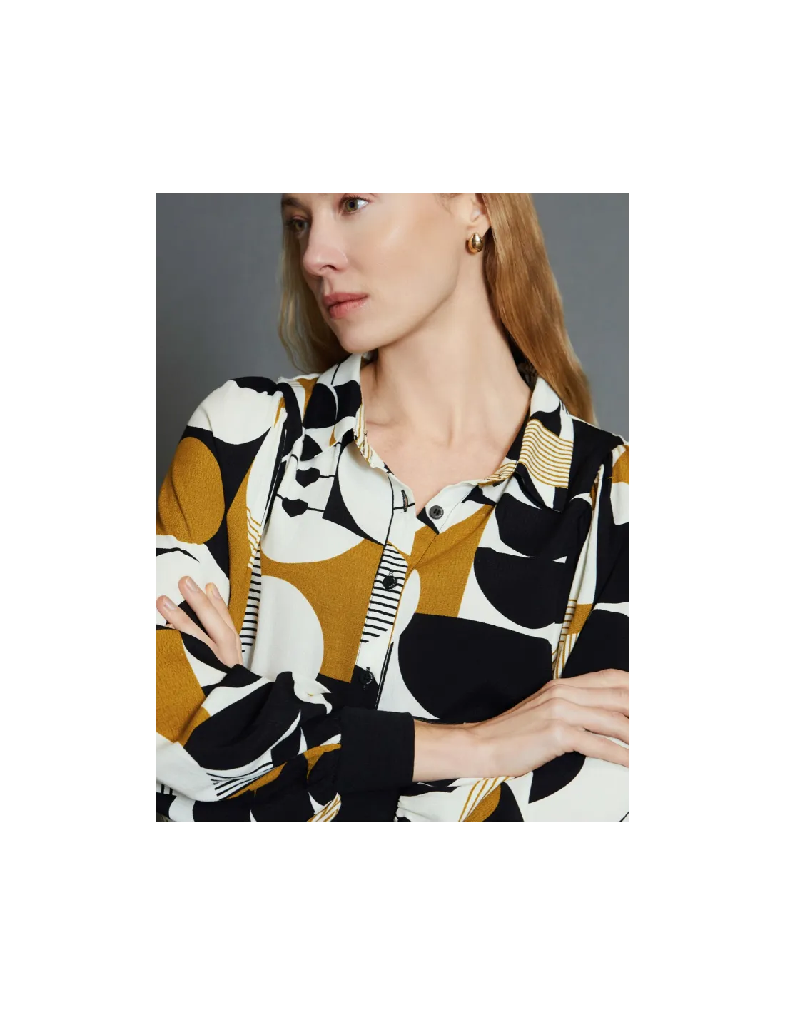 Chemise printed S05B97