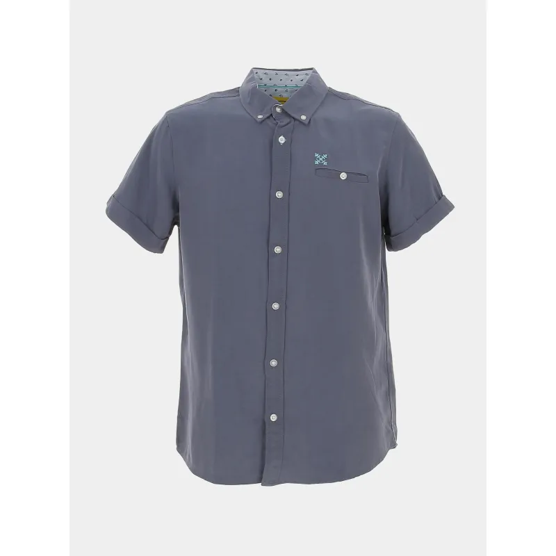 Chemise à carreaux reese orange homme - Deeluxe | wimod
