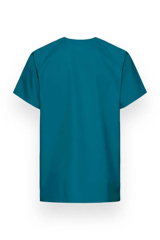 CORE Blouse Homme - Entièrement boutonnée vert pétrole