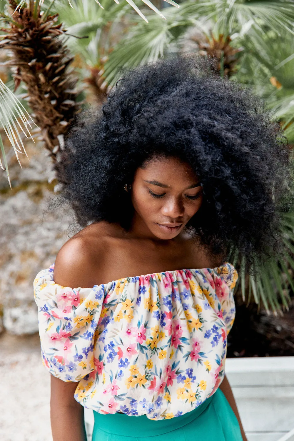 CROP TOP FLOWER