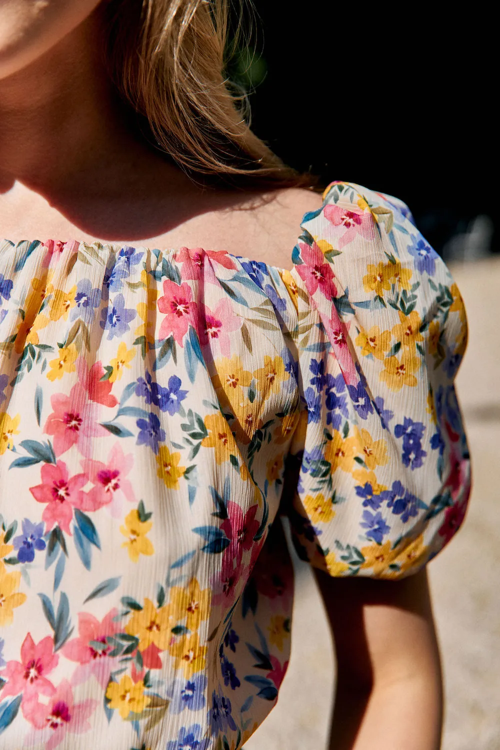 CROP TOP FLOWER