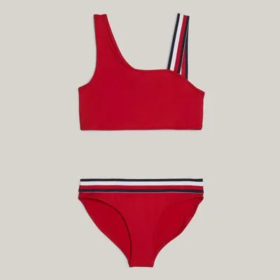 Ensemble bikini bralette Global Stripe | Bleu | Tommy Hilfiger