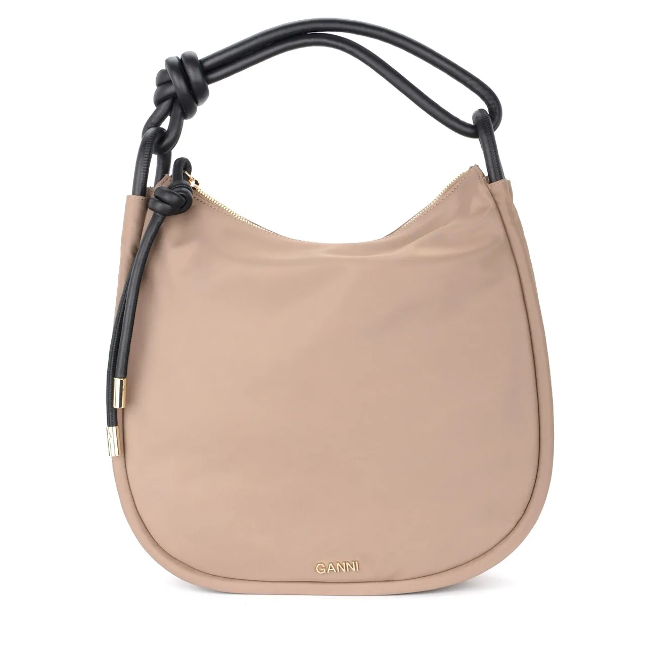 Ganni Sac taupe avec nœud 