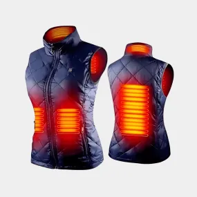 Gilet chauffant pour femme double contrle avec 9 zones de chauffe