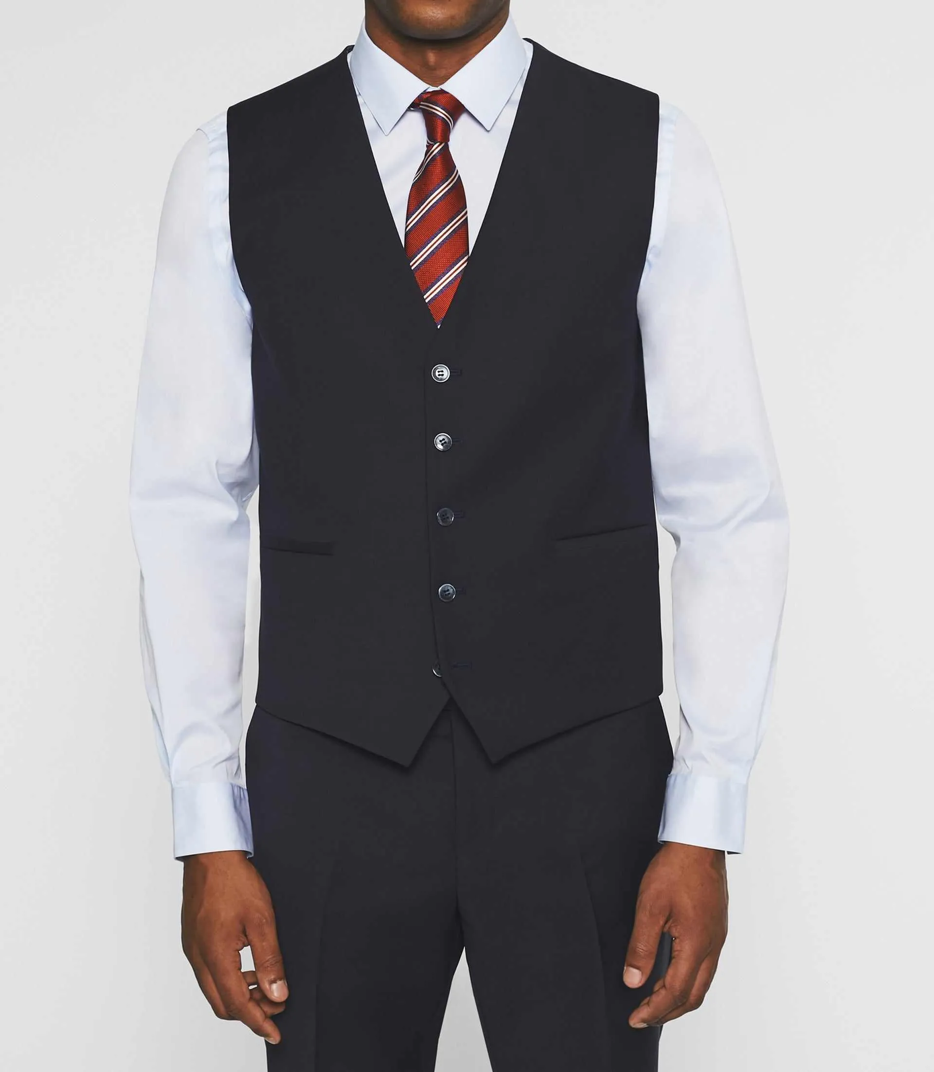 Gilet de costume bleu marine XLIBRE