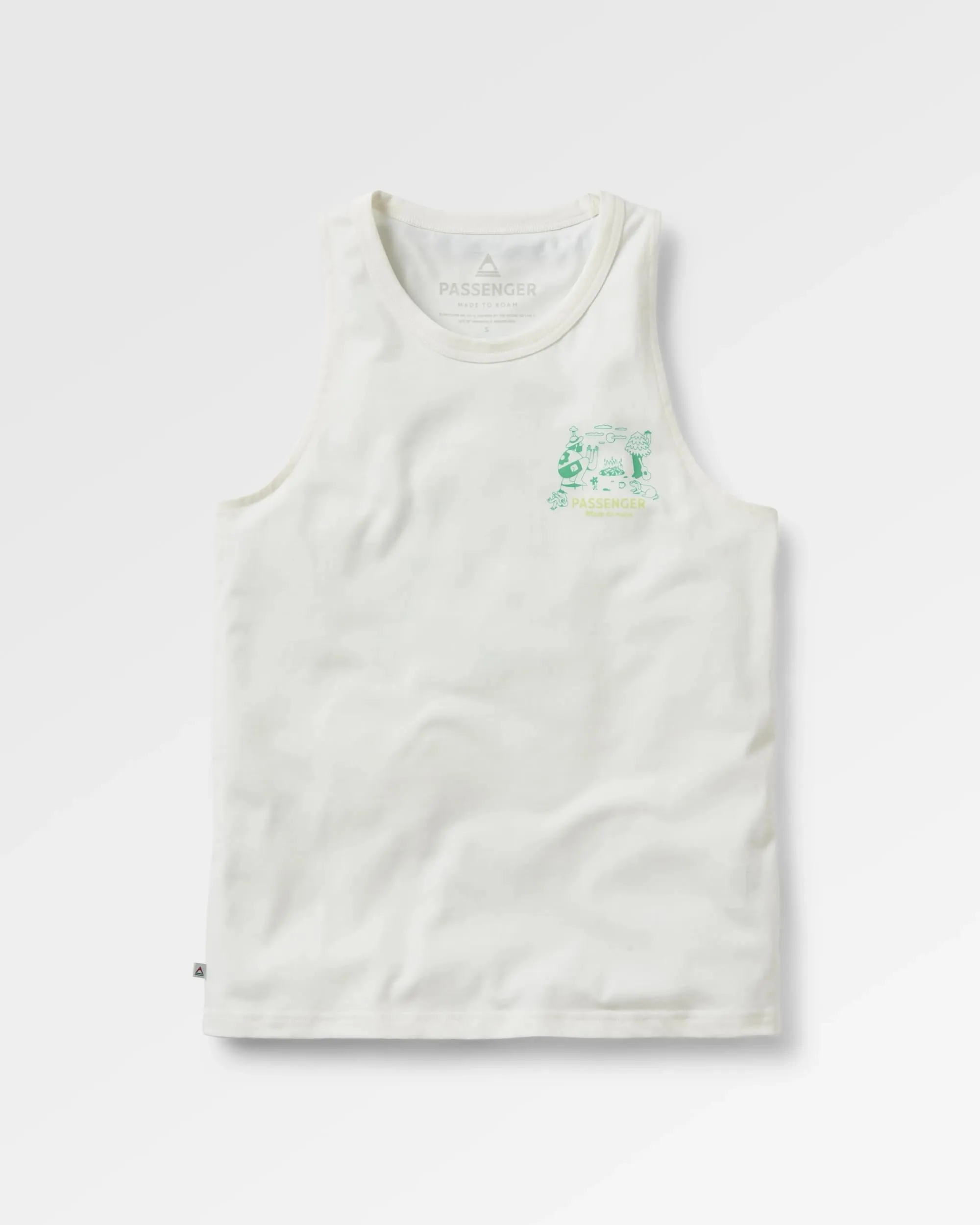 Gilet en coton bio Better Outside - Marshmallow