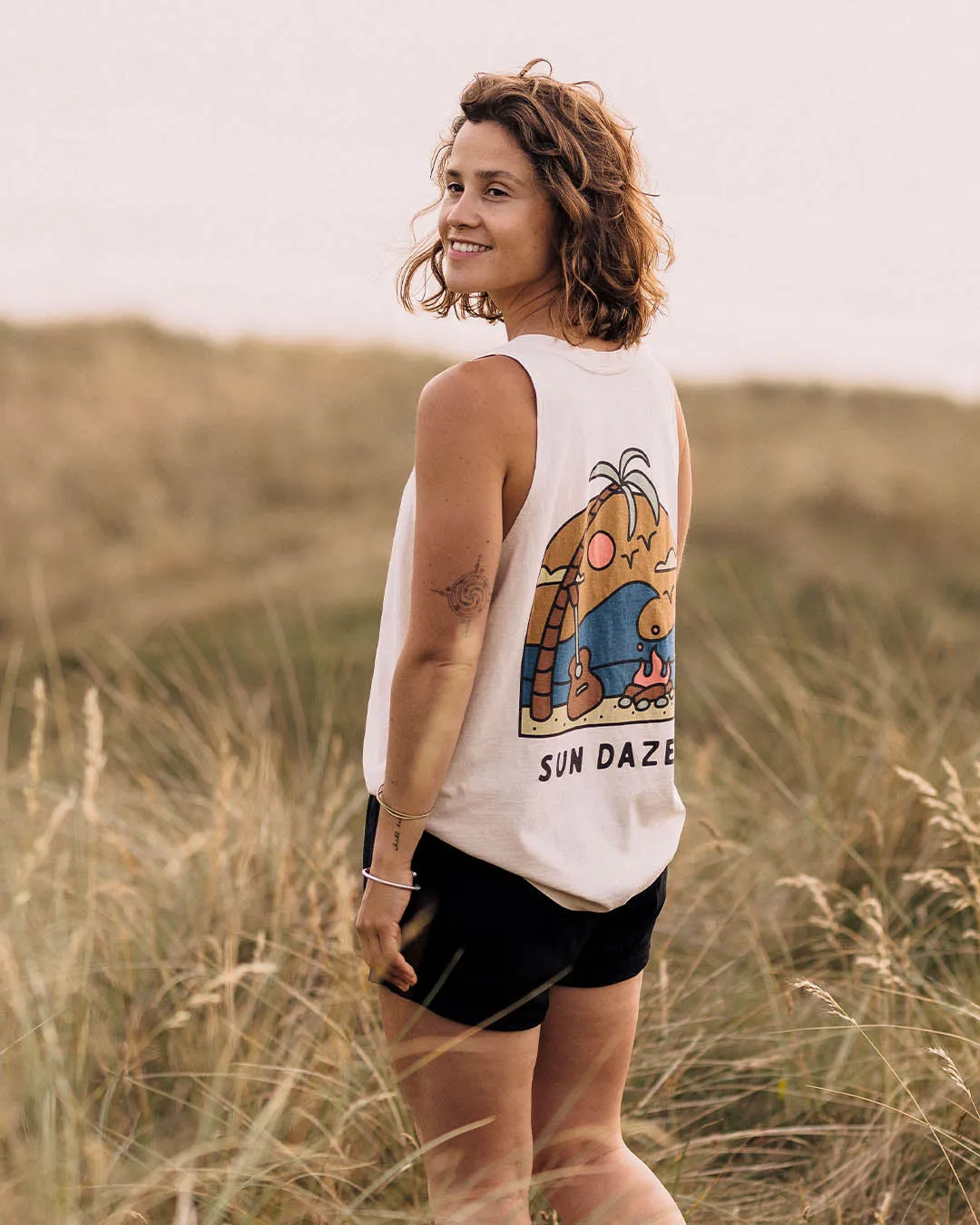 Gilet en Coton Recyclé Sundaze - Bouleau