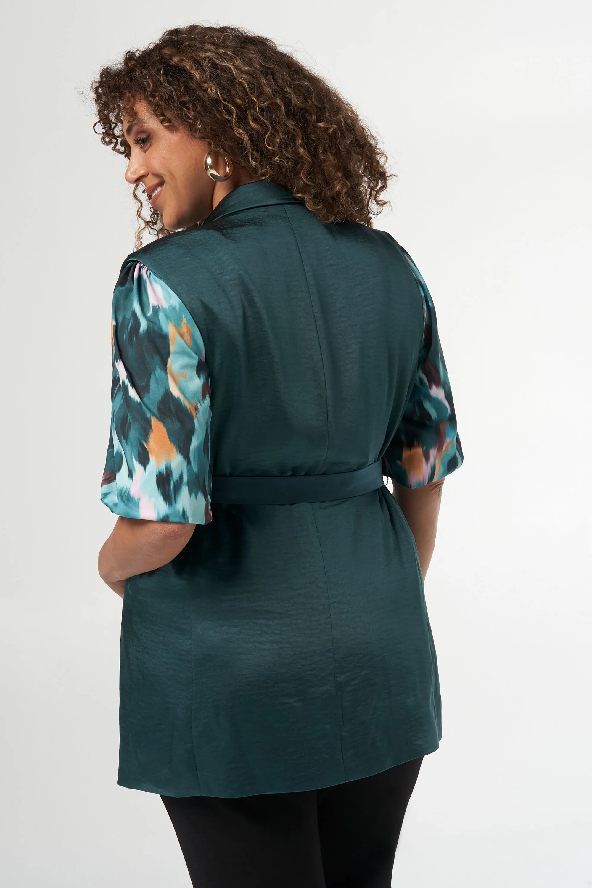 Gilet en satin