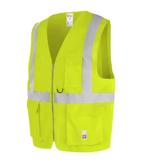 Gilet haute-visibilité multipoches jaune Würth MODYF