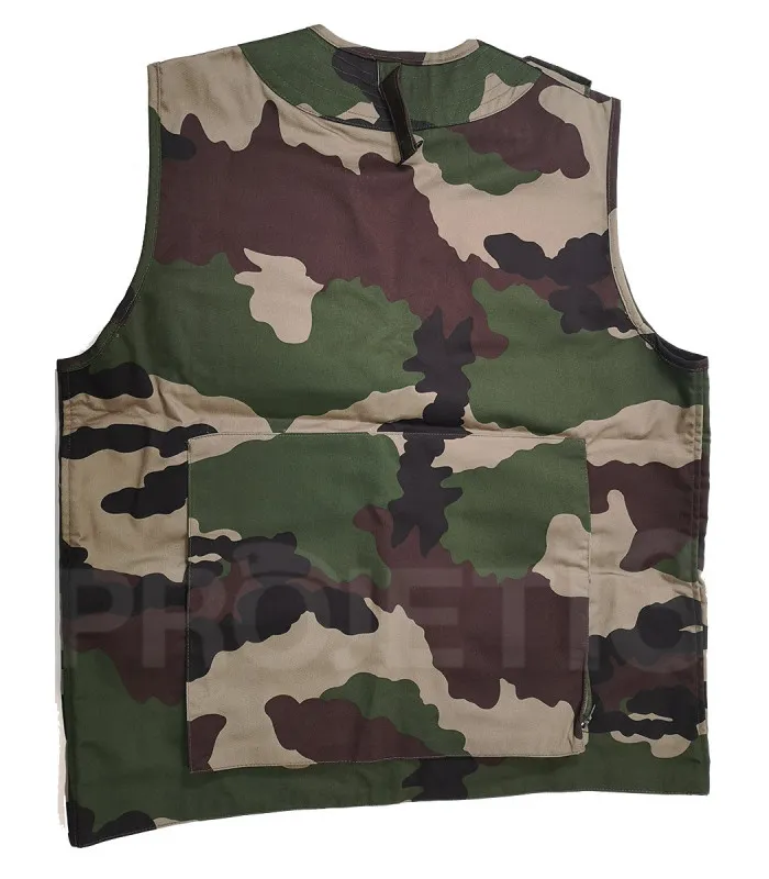 Gilet multipoches randonnée camouflage