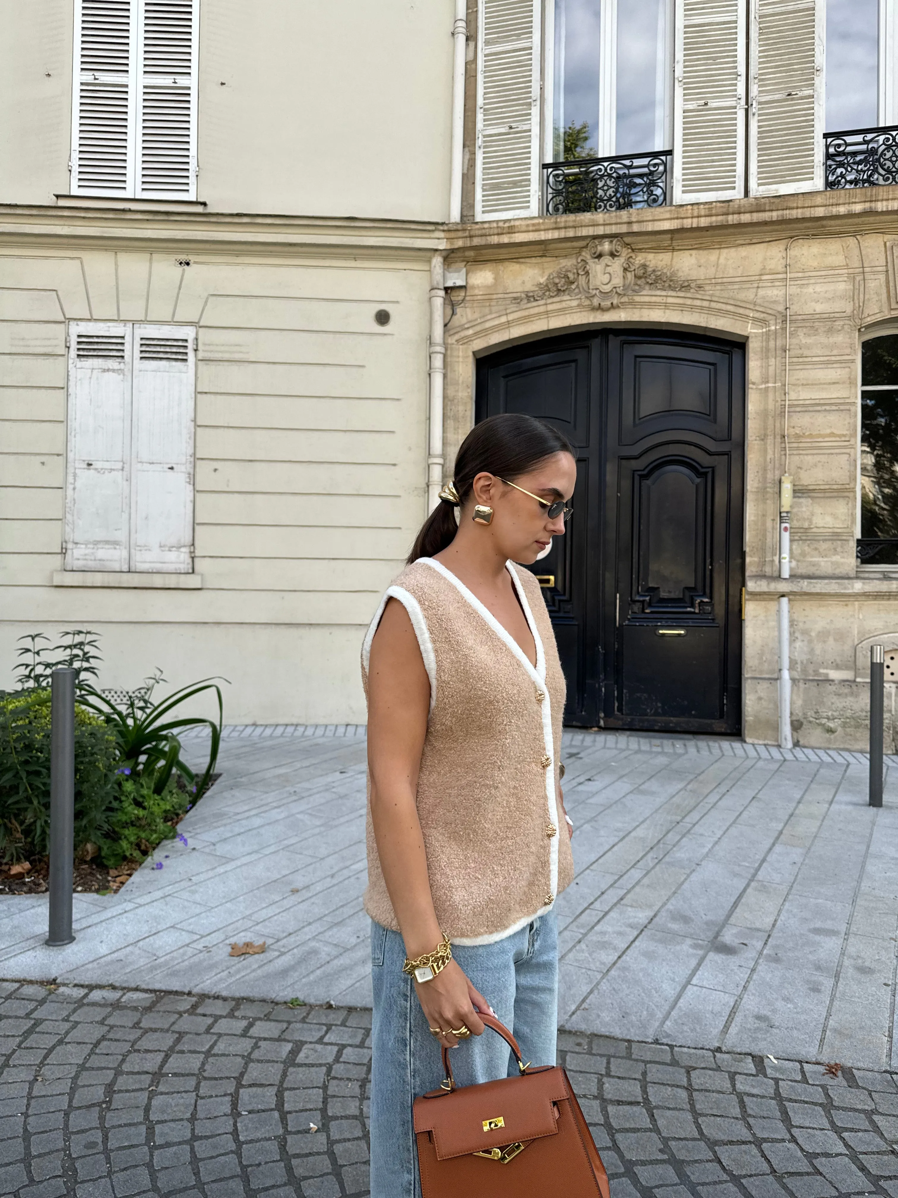 Gilet sans manche MINI camel (M851)