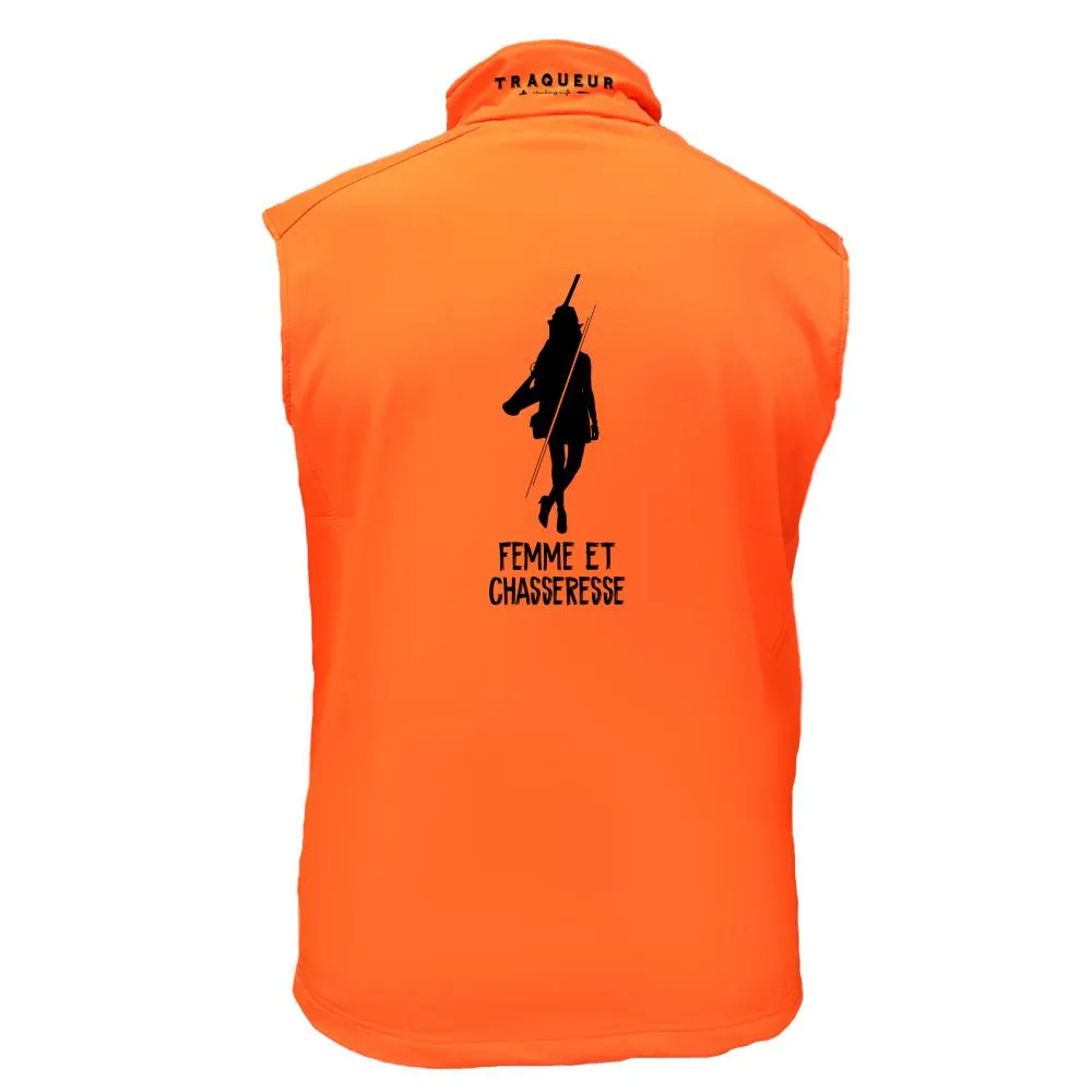 Gilet softshell – Femme et chasseresse