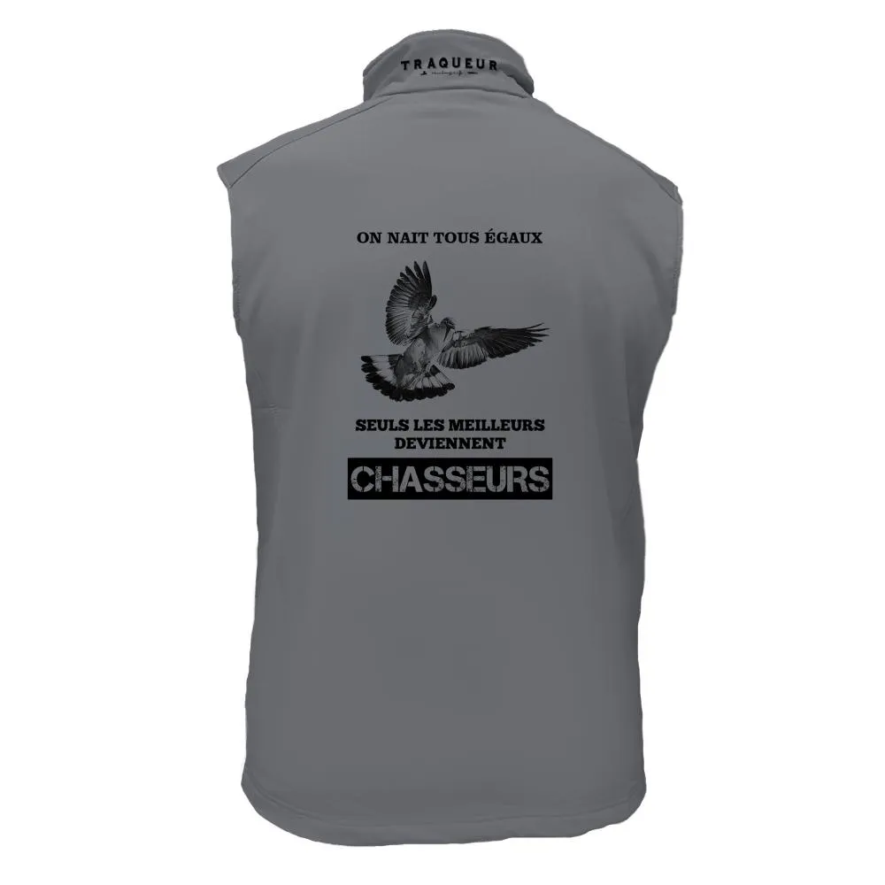 Gilet softshell Palombe – On naît tous égaux