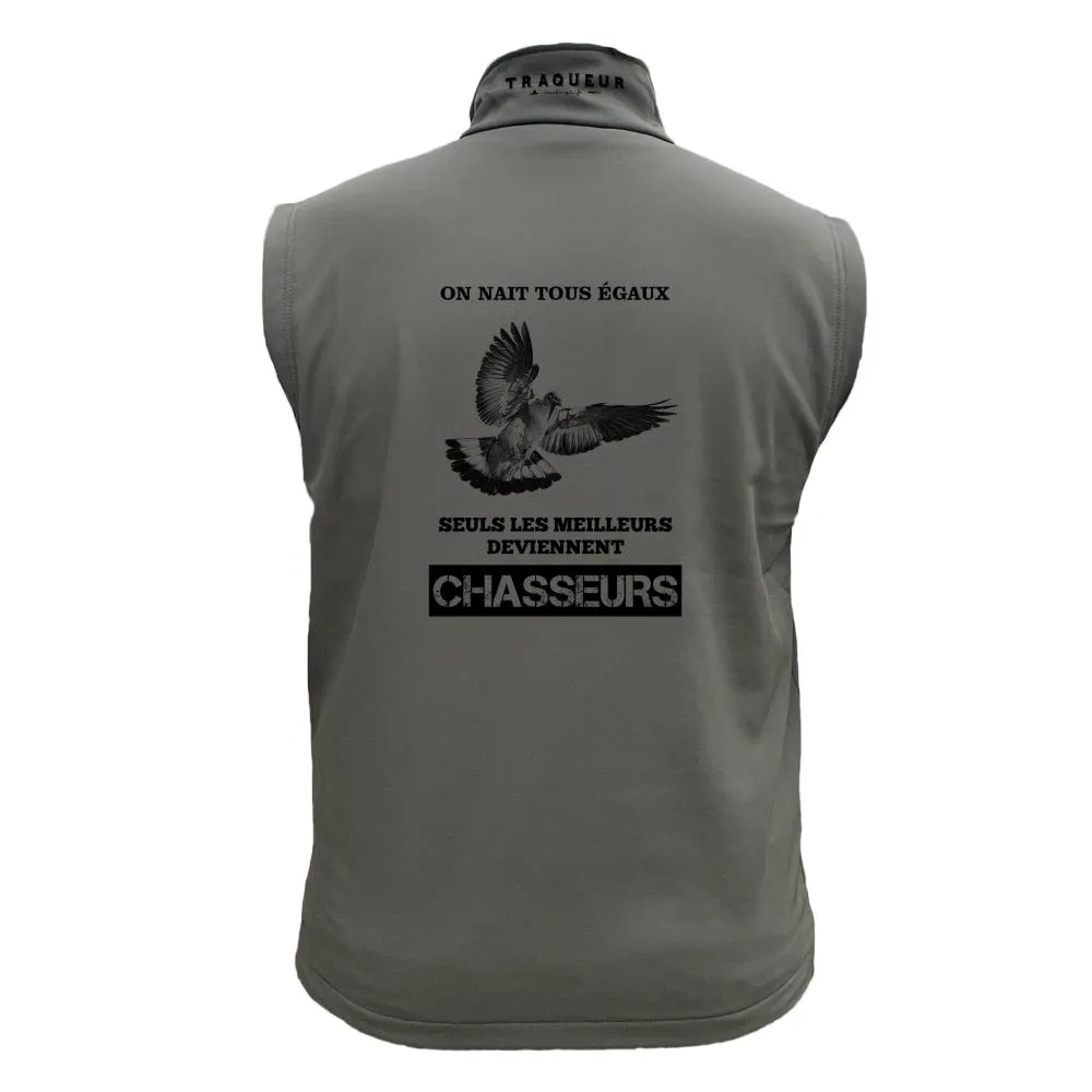 Gilet softshell Palombe – On naît tous égaux