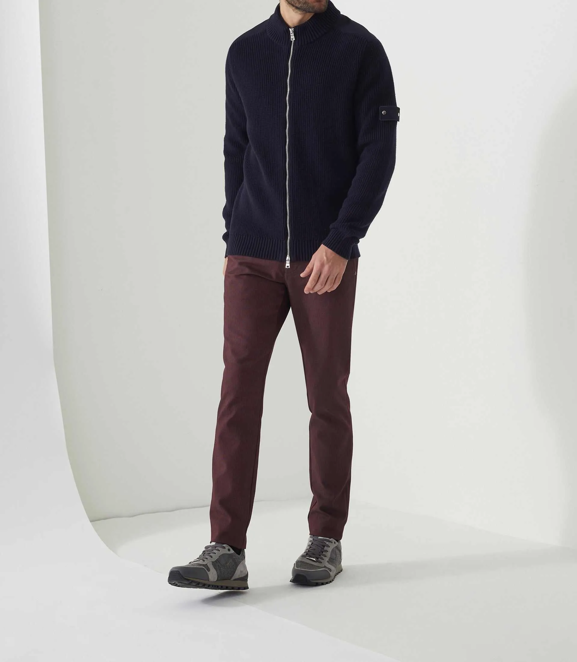 Gilet zippé marine SWsami