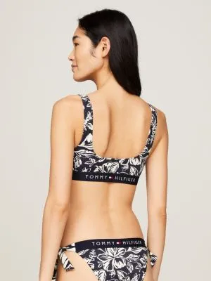 Haut de bikini bralette Original motif floral | Blanc | Tommy Hilfiger
