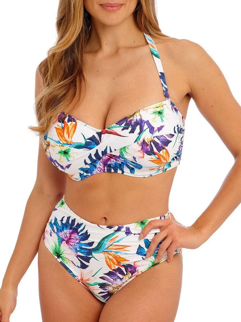 Haut de maillot de bain bandeau Paradiso - Blanc