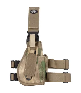 Holster de cuisse et ceinture Camo HDT vert Droitier