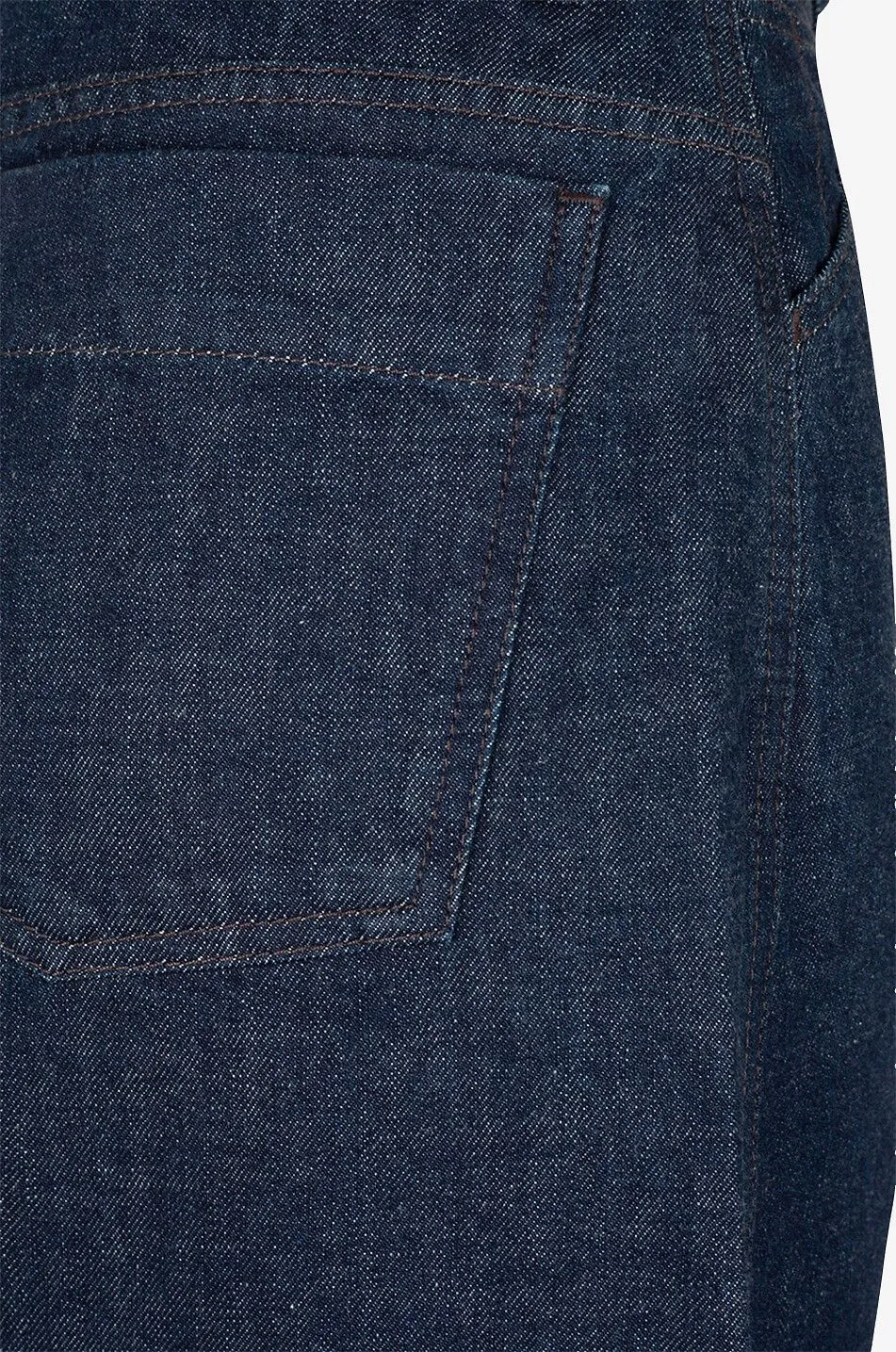 Jean large taille haute Curved