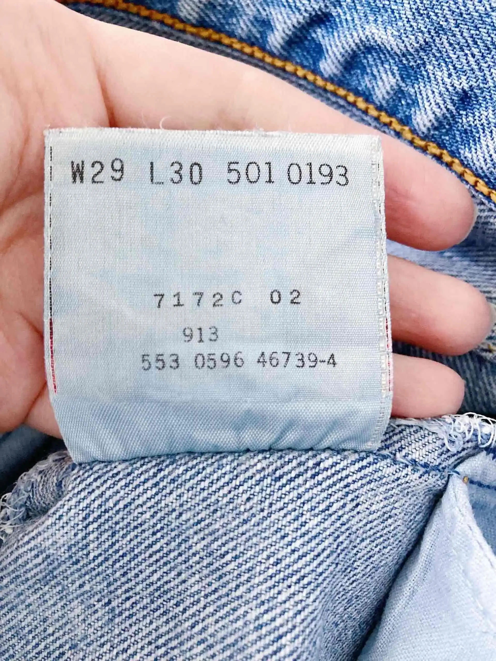 Jean Levi's 501 W29L30