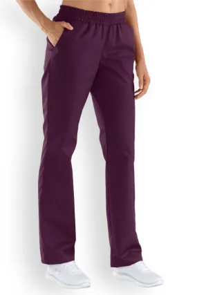 JUST STRONG Pantalon Femme - Ceinture élastiquée prune