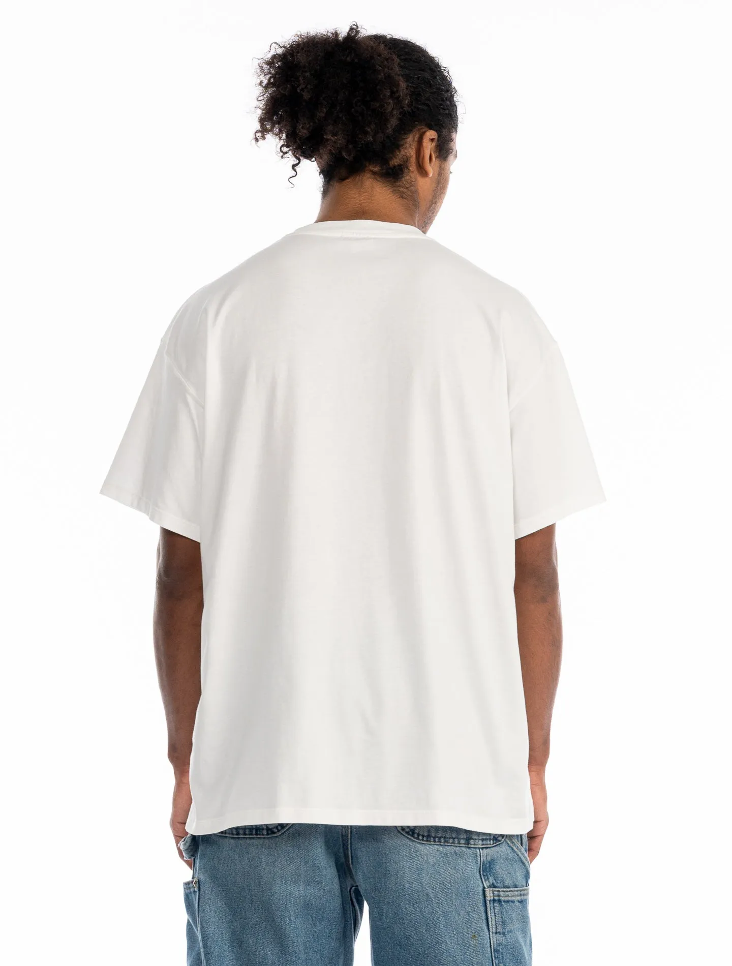 Le tee-shirt Super Willie jersey bio-recyclé Blanc cheesecake