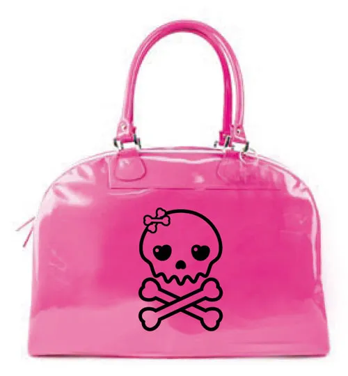 LILIKIM - sac à langer "tête de mort rose" lilikim - INSIDE URBAN WEAR