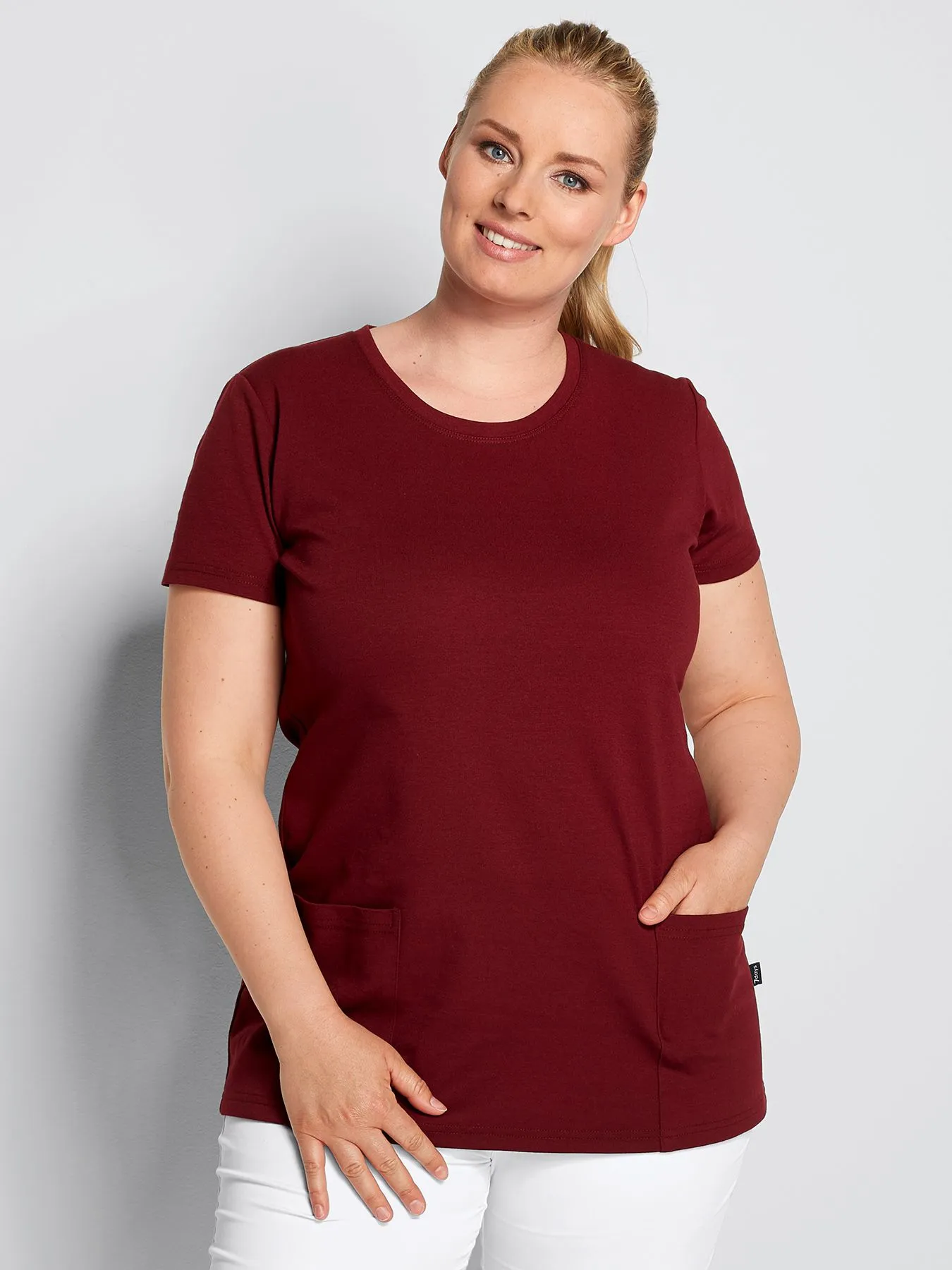 Long shirt en jersey opaque