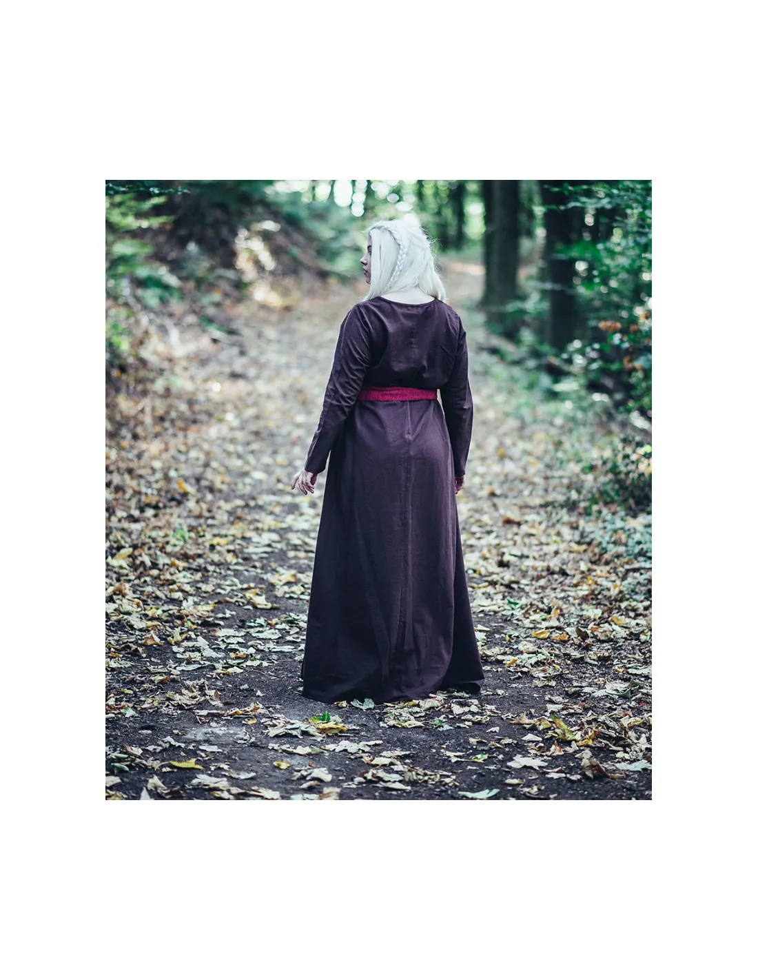 Longue ceinture médiévale en coton rouge ⚔️ Boutique Épées