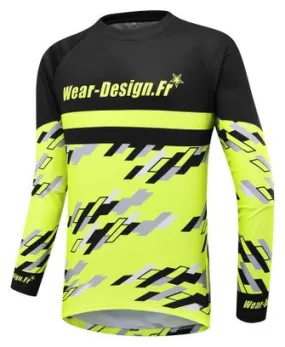 MAILLOT ENDURO VTT JAUNE