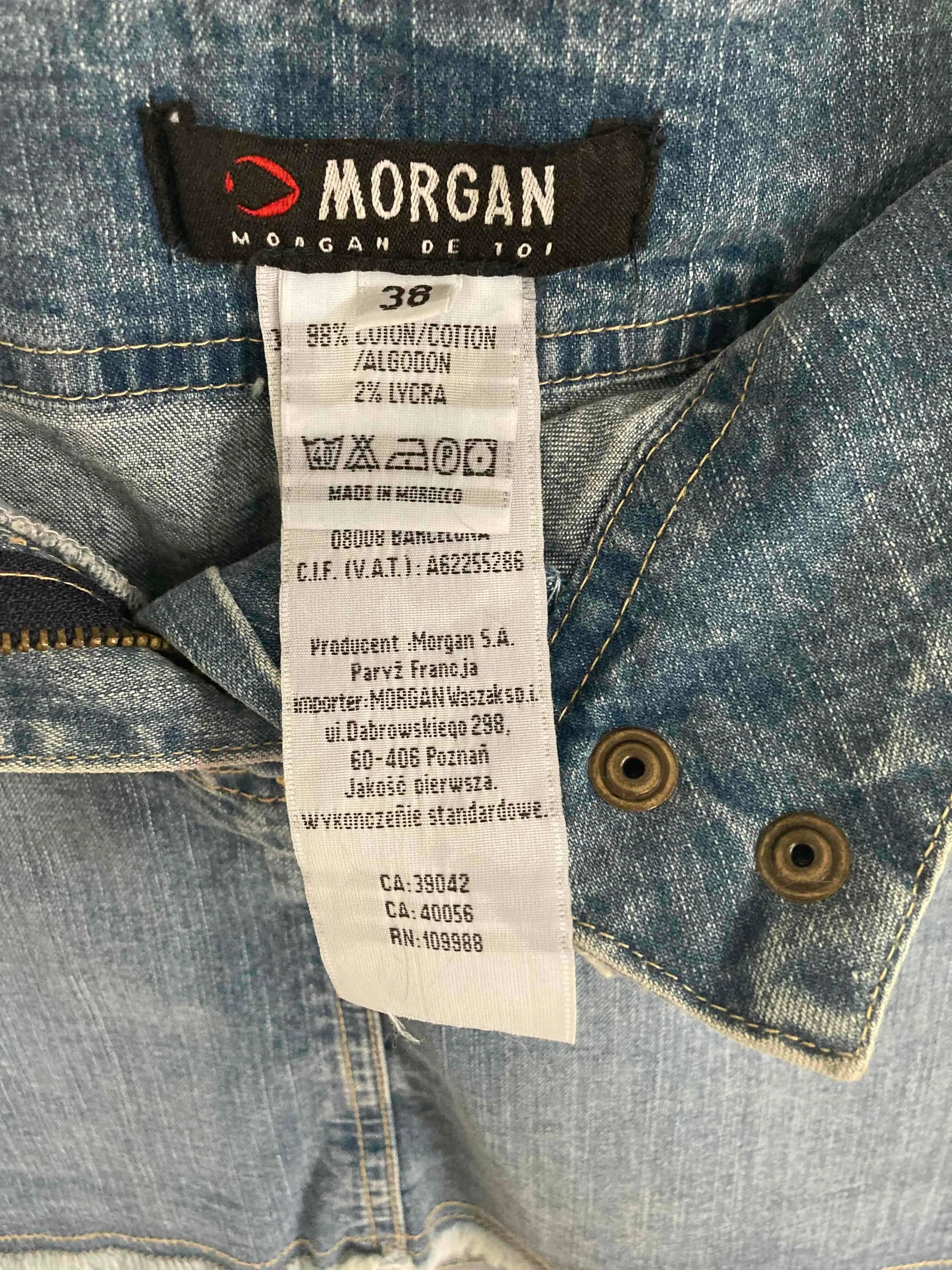 Mini jupe en jean